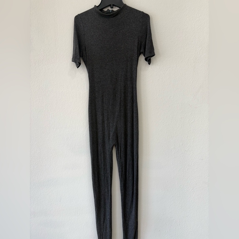 Naked Wardrobe Charcoal Fleece Jacket